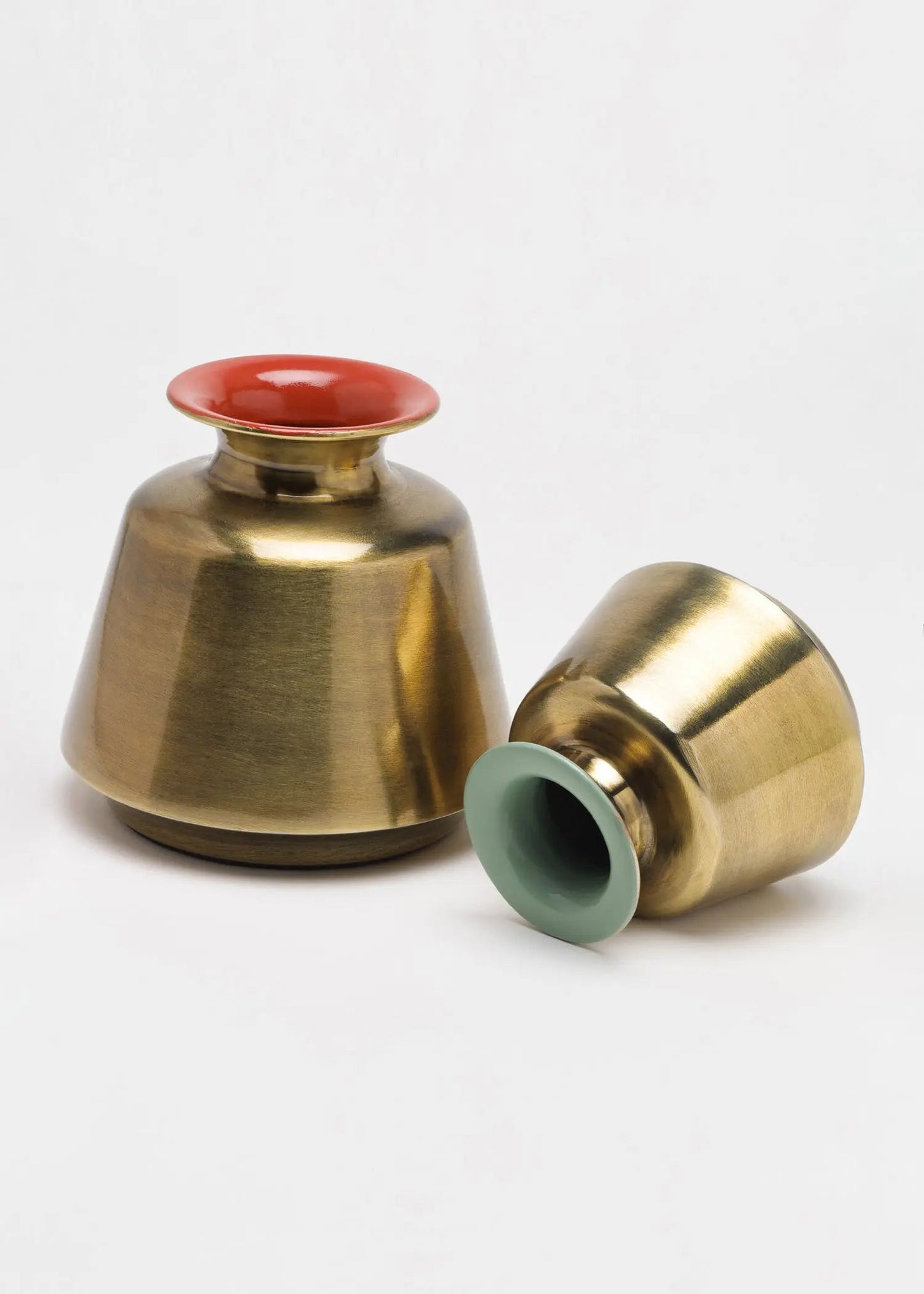 Enamel Pots - set of 2