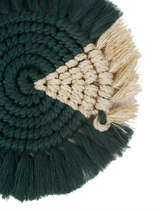 Round Drink Coasters – Braided Weave – 2pc