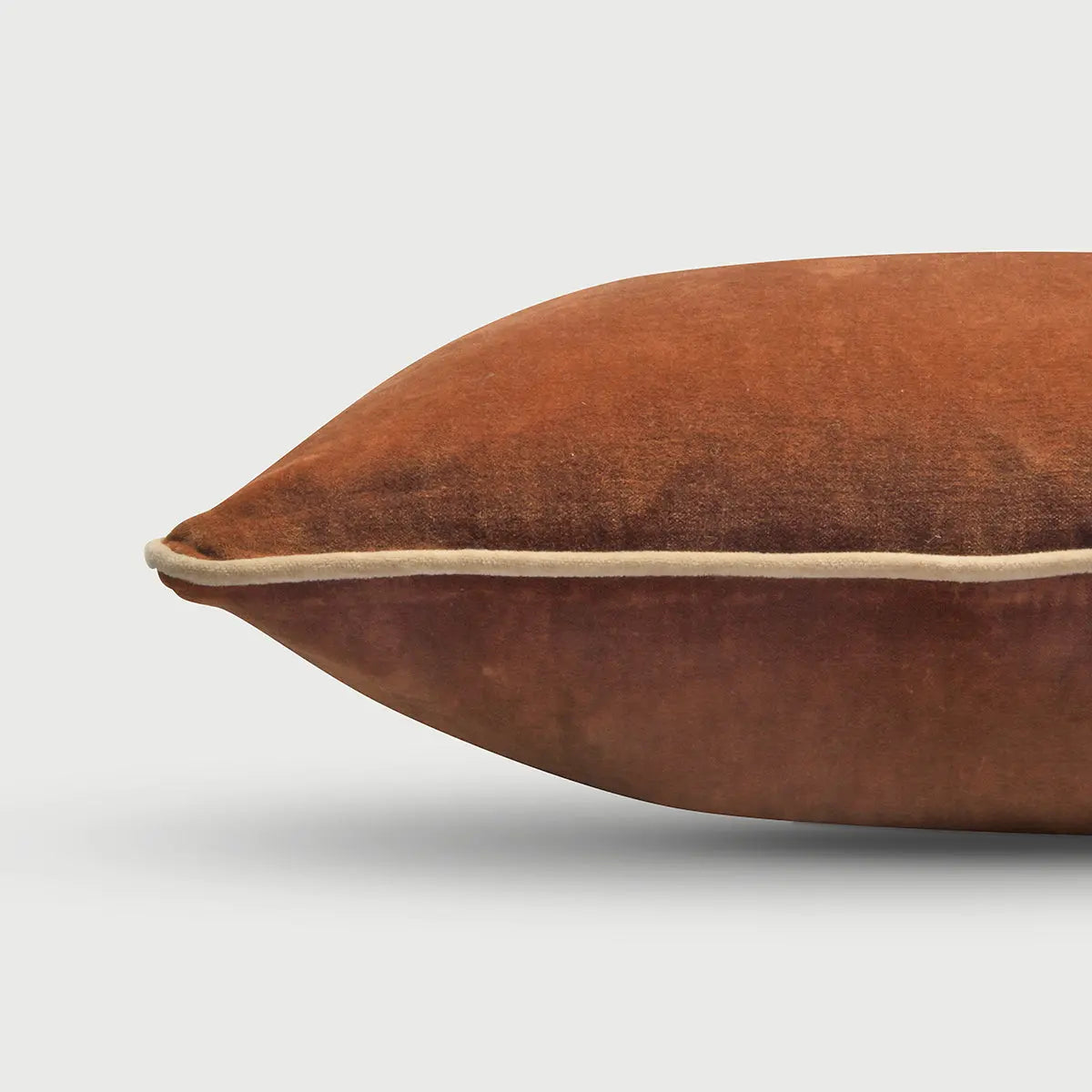Glow Burnt Orange Velvet Cushion Cover SanctuaryLiving