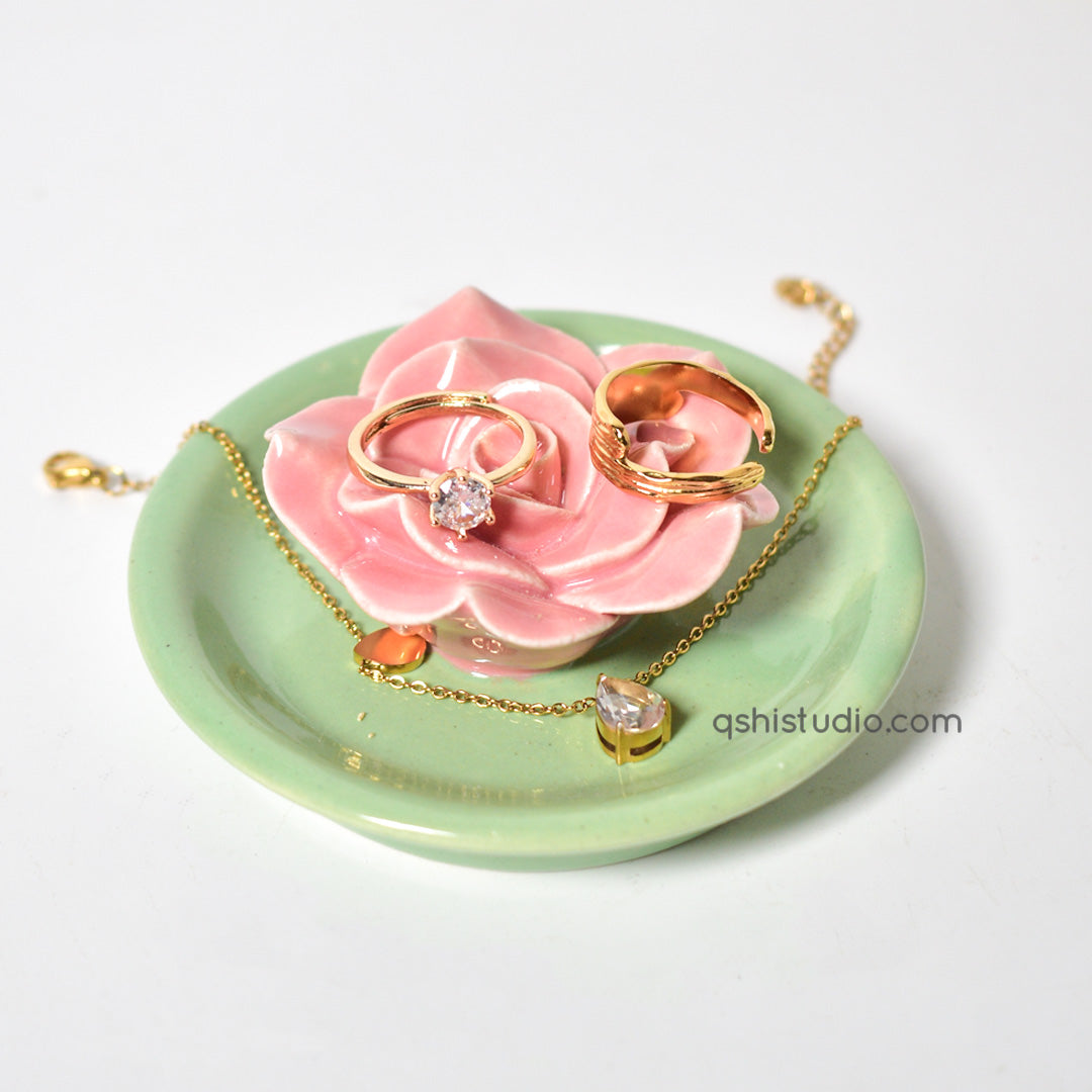 Insence Holder | Sculpted Pink Lotus Design | Handcrafted