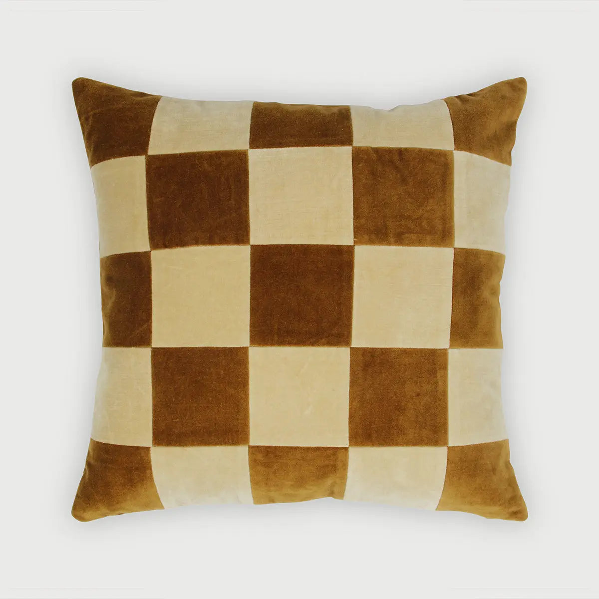 Fig Tan Brown Velvet Cushion Cover SanctuaryLiving
