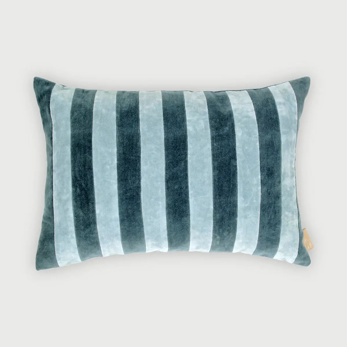 Holly Azure Striped Oblong Cushion Cover SanctuaryLiving