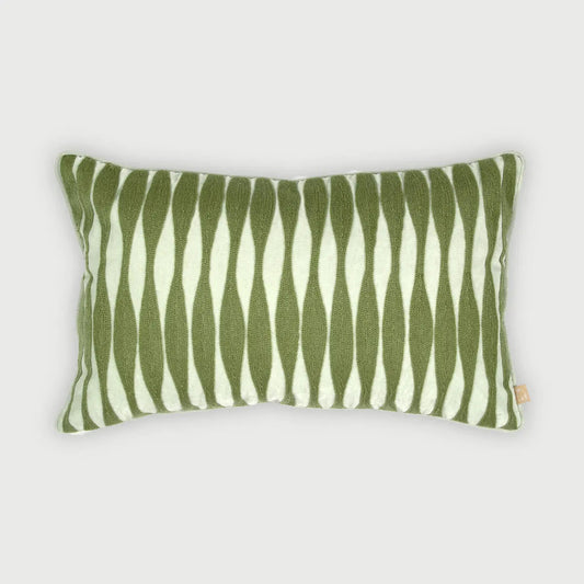 Ripple Fern Oblong Cushion Cover SanctuaryLiving