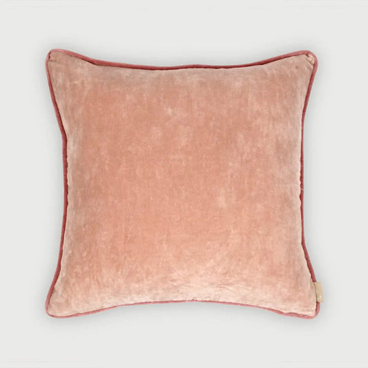Glow Apricot Velvet Cushion Cover SanctuaryLiving