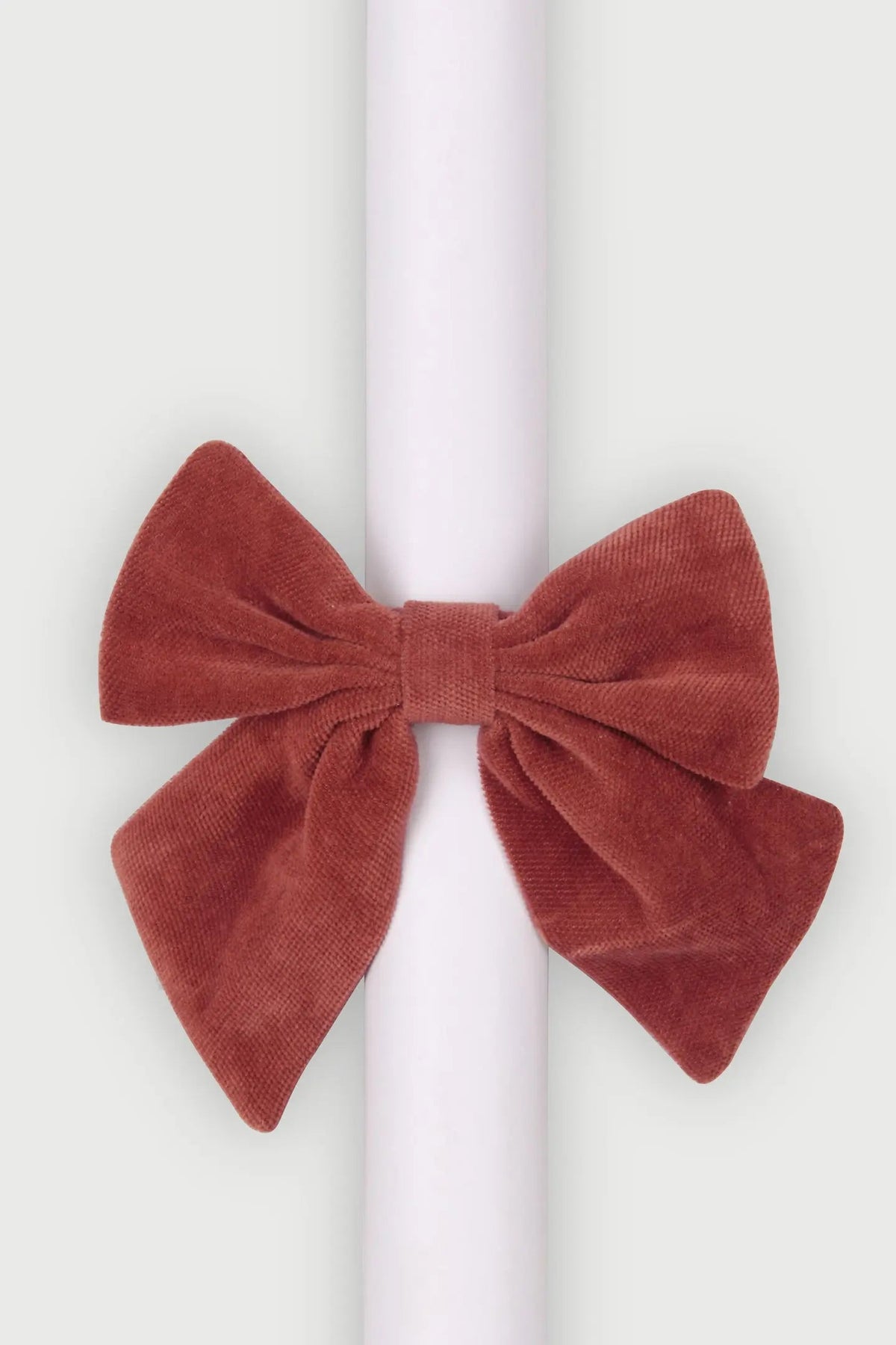 Rhubarb Velvet Napkin Rings-Set of 4 SanctuaryLiving
