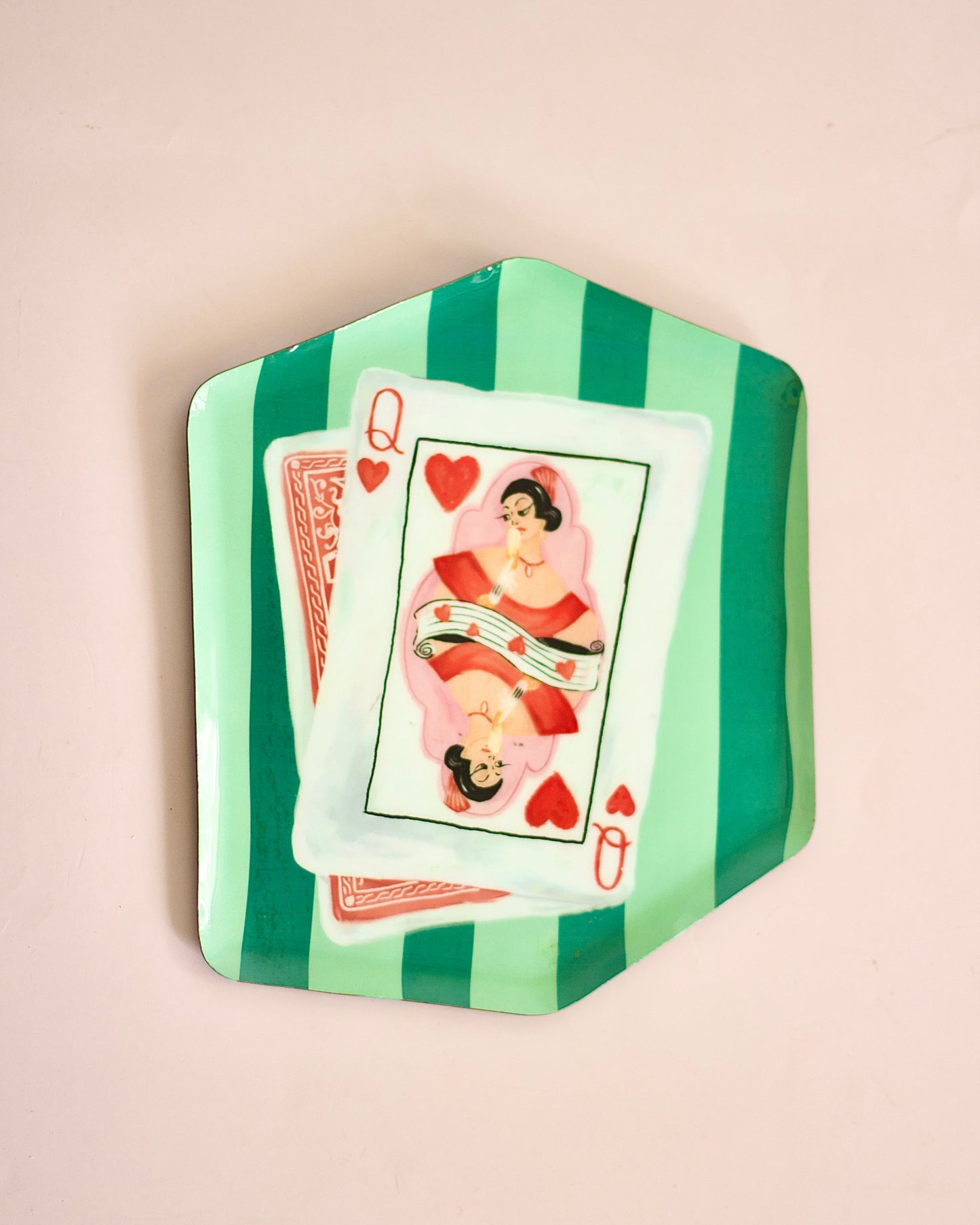 Wall Plate | Queen of Hearts Print | 25.5 x 21.25cm