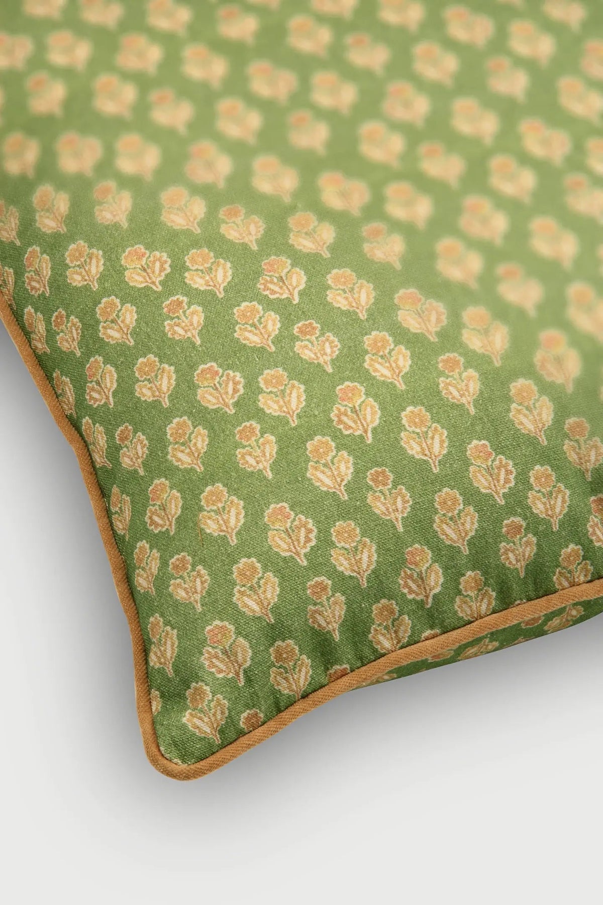 Cushion Cover | Viola Forest Green Cotton Cushion Cover by Sanctuary Living