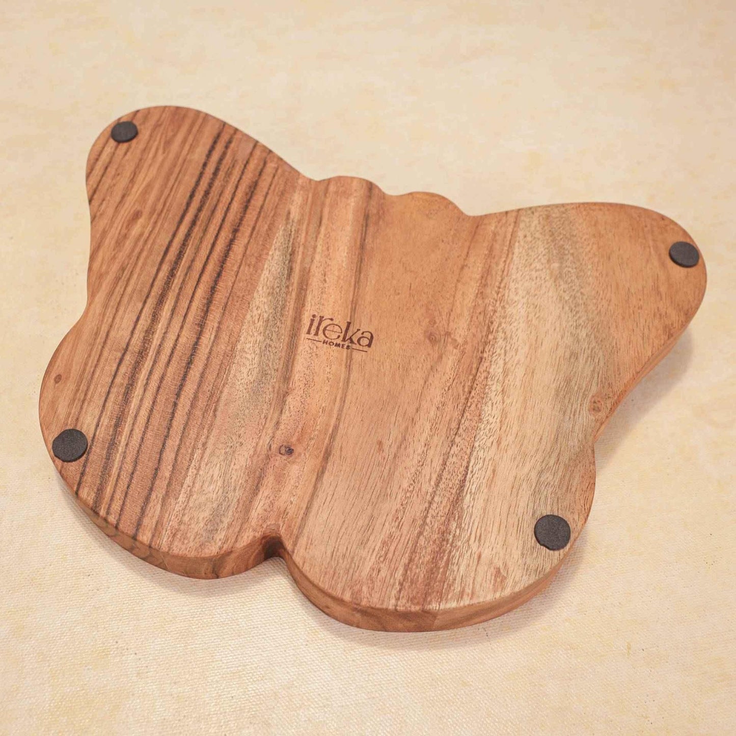 Butterfly Effect Serving Platter – Display Board – Handcrafted Acacia Wood – 27x20cm