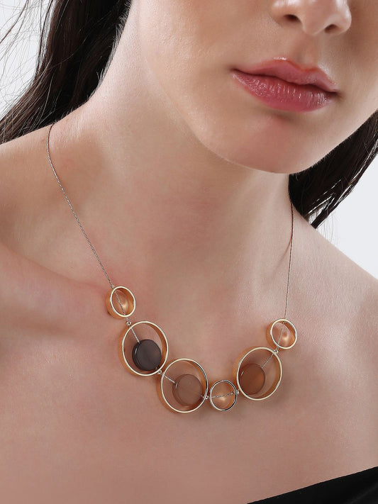 The Orb Collar – Necklace – Gold-plated Alloy – 42cm Length