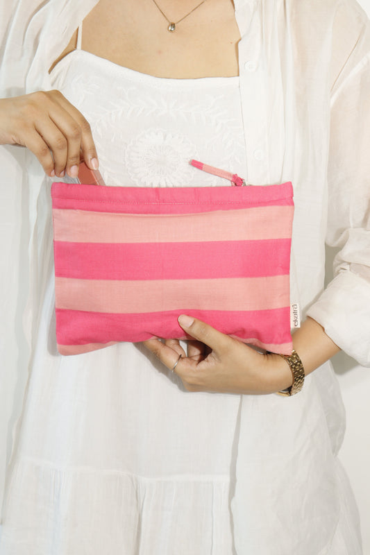 Sustainable Cotton Large Pouch by Ekatra