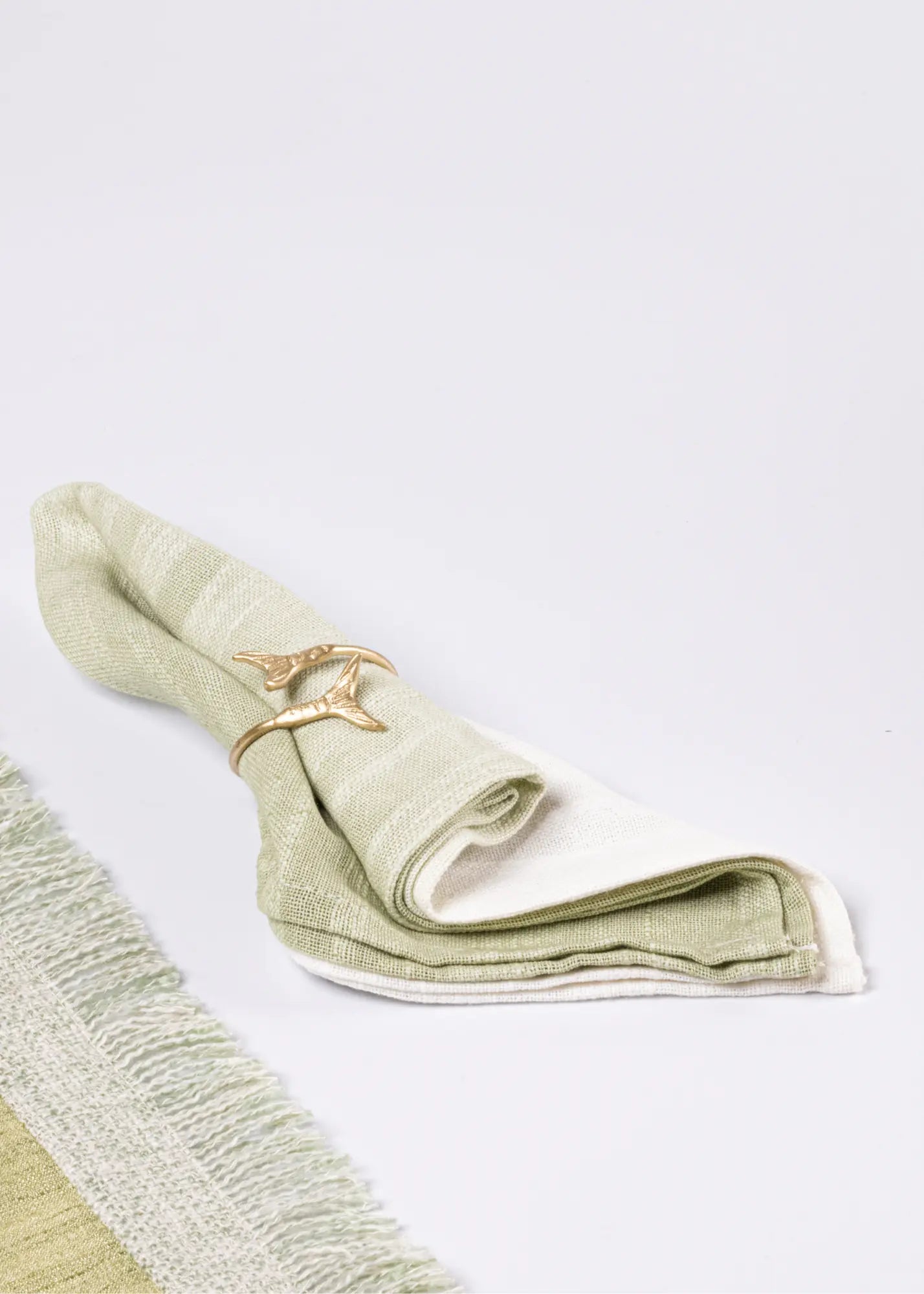 Mermaid Napkin Rings - Gold