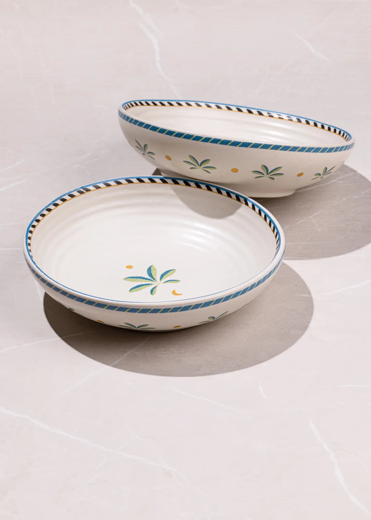 Mirissa Shallow Bowls - set of 2