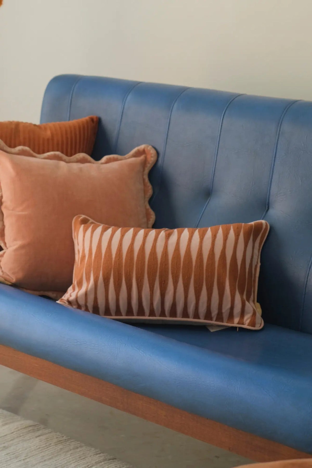 Cushion Cover | Ripple Spice Oblong Cushion Cover by Sanctuary Living
