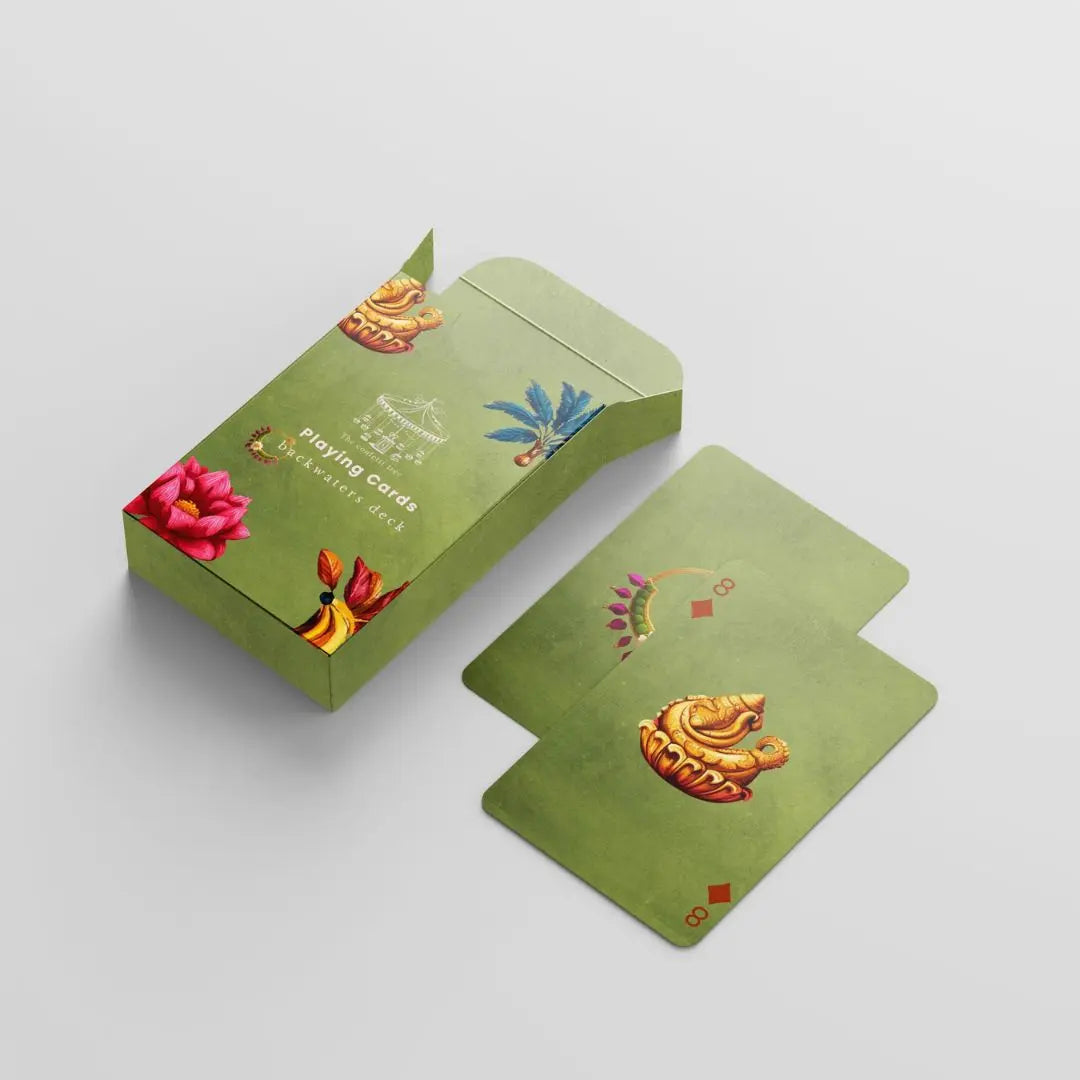 Playing Cards – Backwaters Deck| Set of 2 | Premium Coastal Inspired Collectible Card Game for Gifting & Home Entertainment