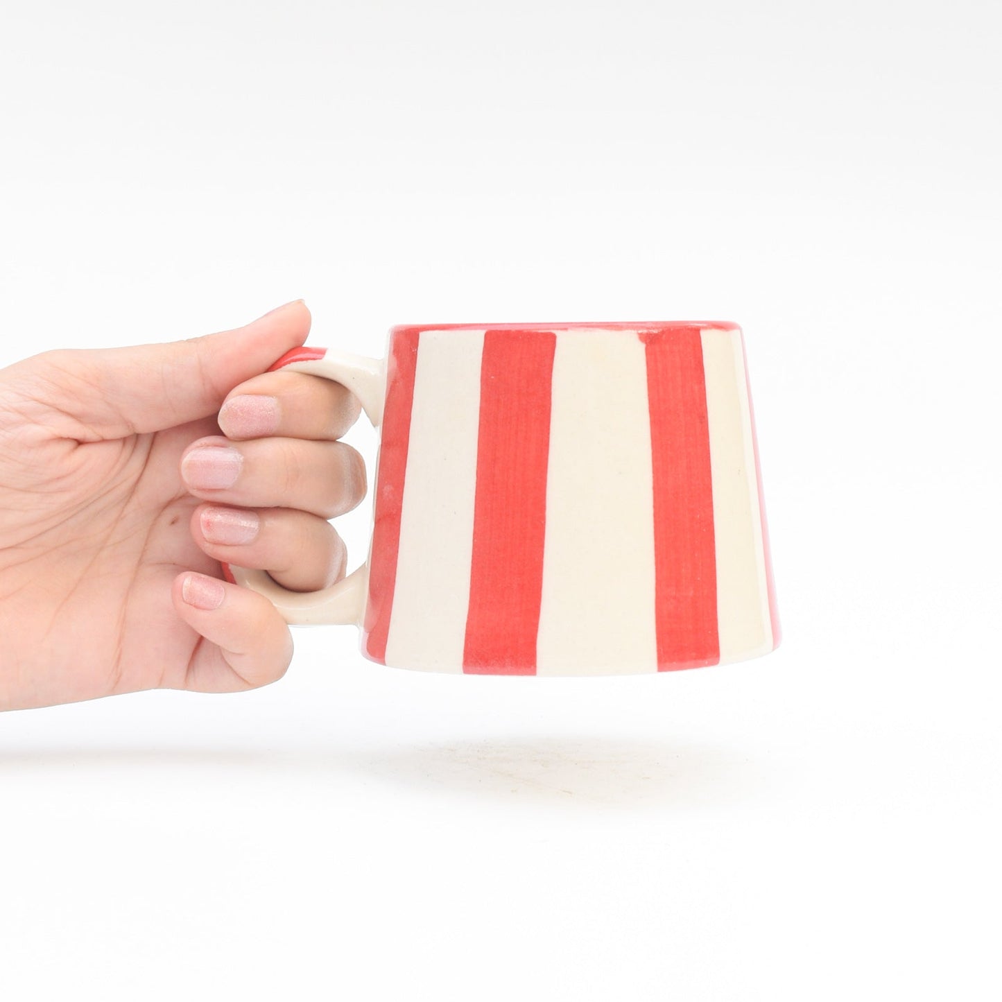 Mug | Ceramic Red Stripe | Red