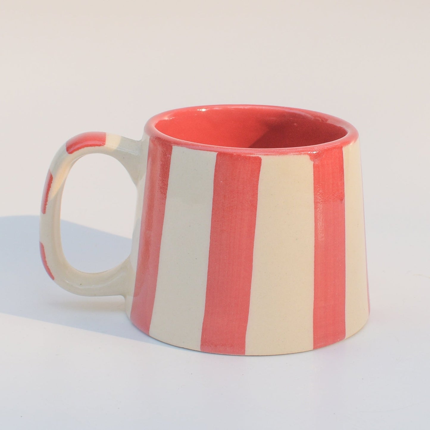 Mug | Ceramic Red Stripe | Red