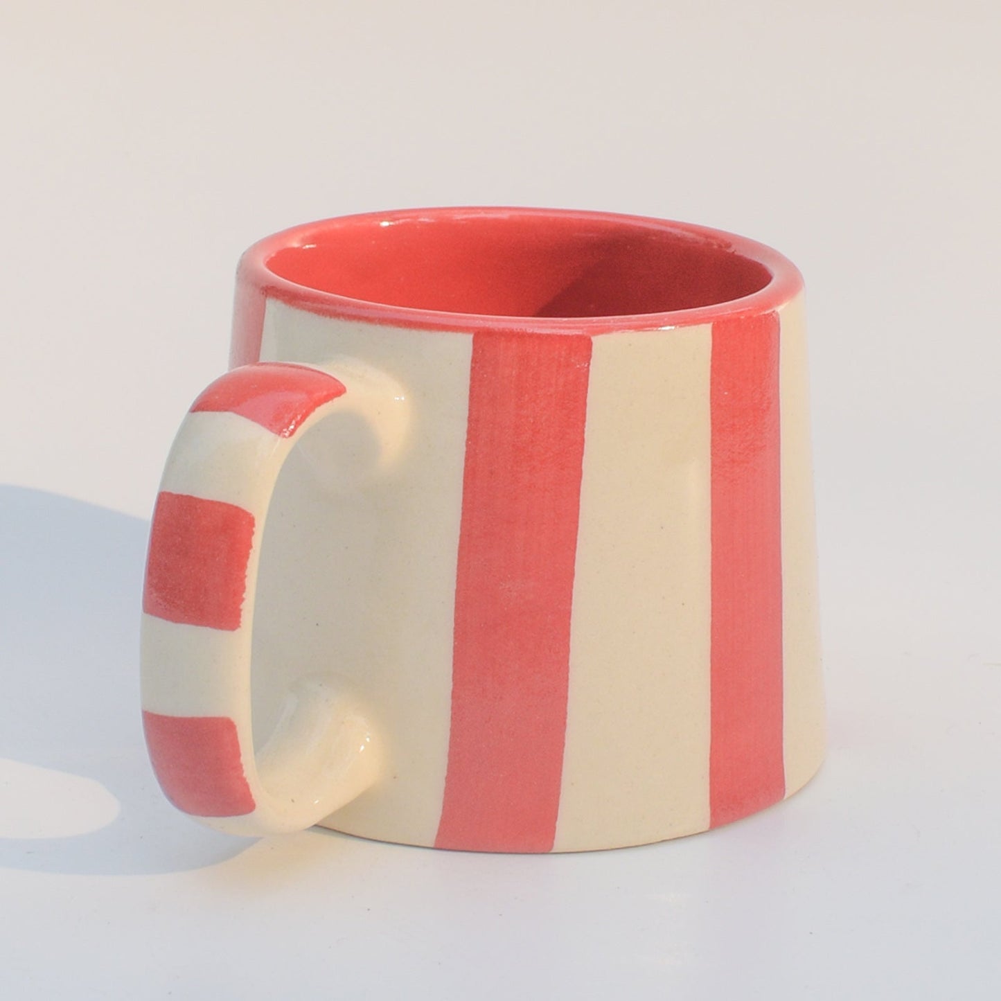 Mug | Ceramic Red Stripe | Red