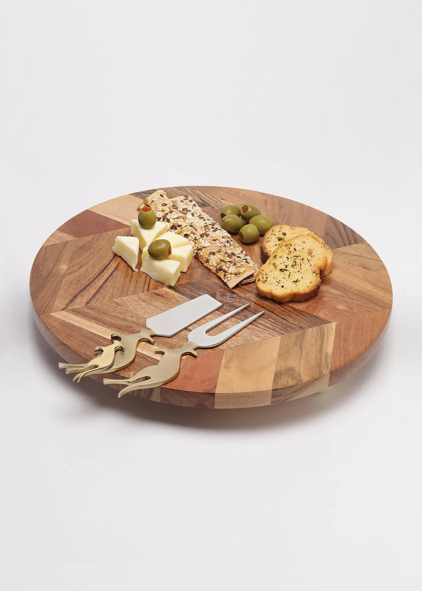 Raised Wooden Platter