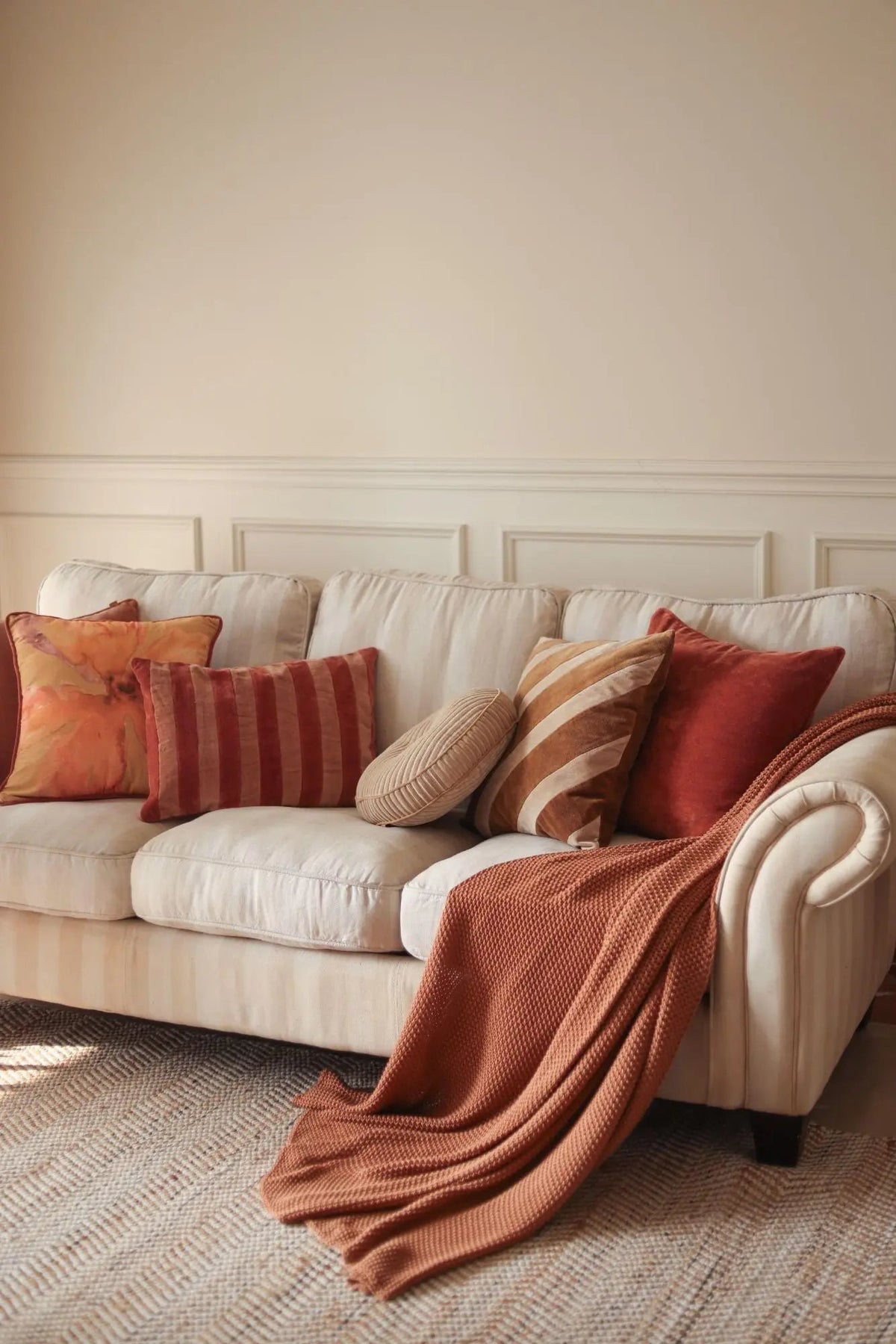 Spice Moss Knit Throw SanctuaryLiving