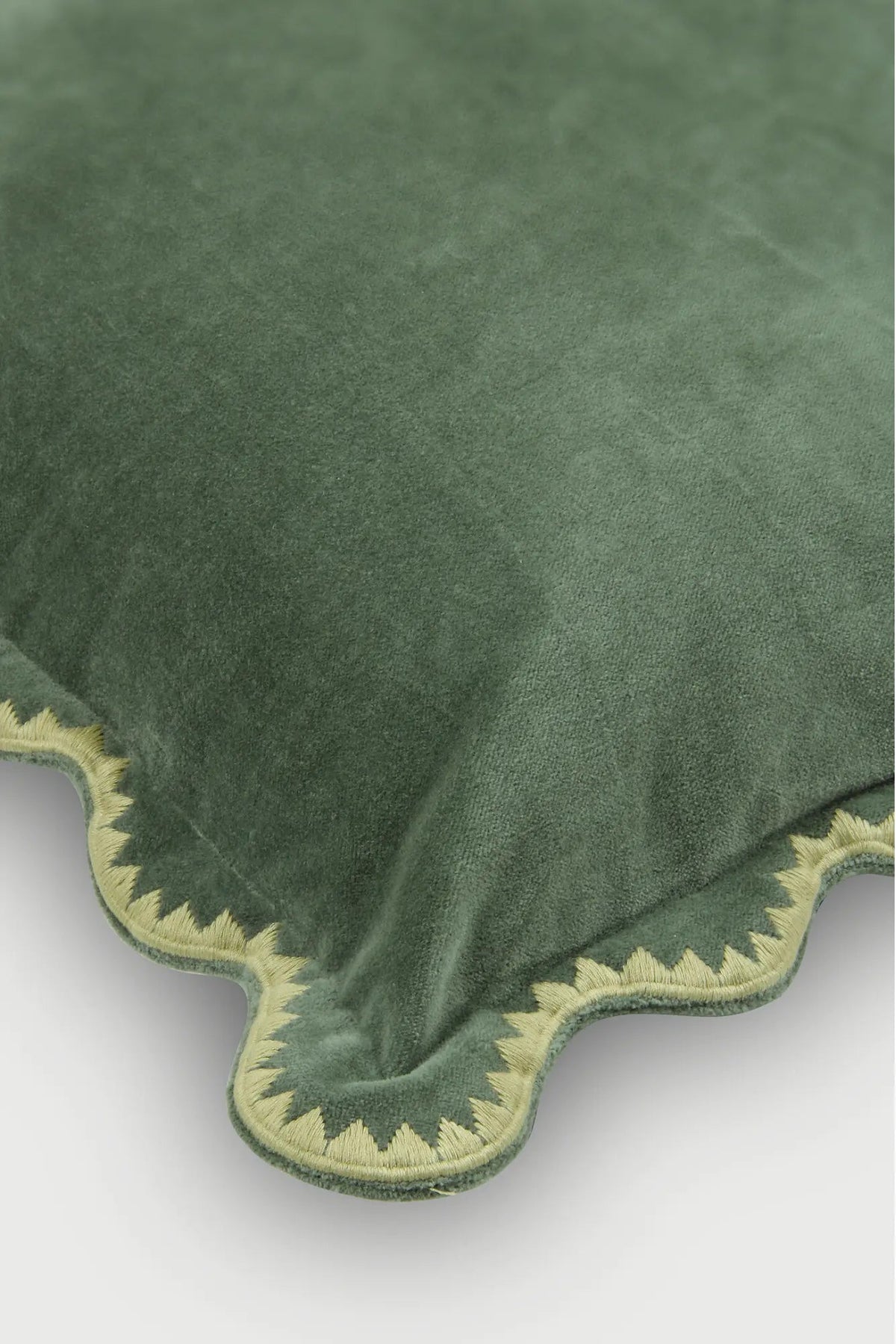 Mirage Scallop Eucalyptus Cushion Cover SanctuaryLiving