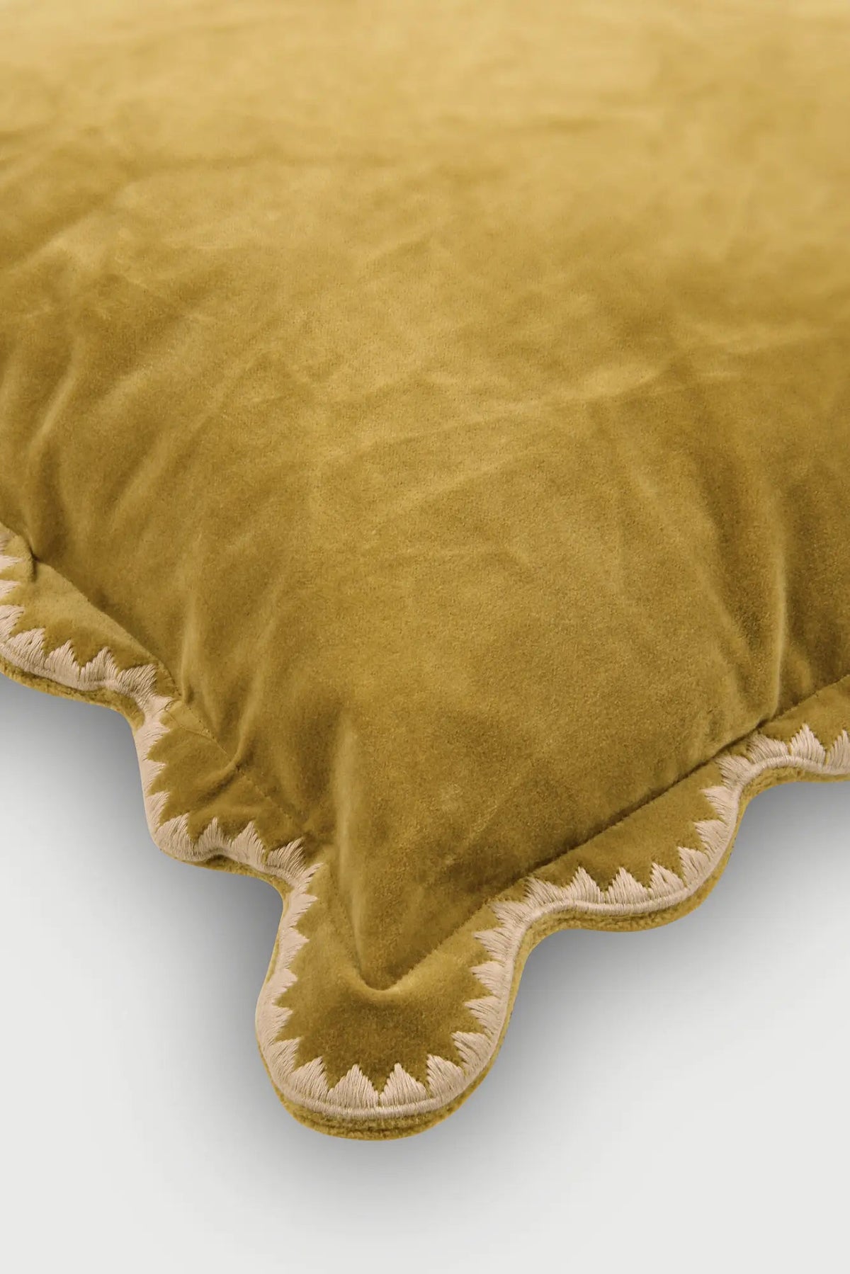 Mirage Scallop Deep Ochre Cushion Cover SanctuaryLiving