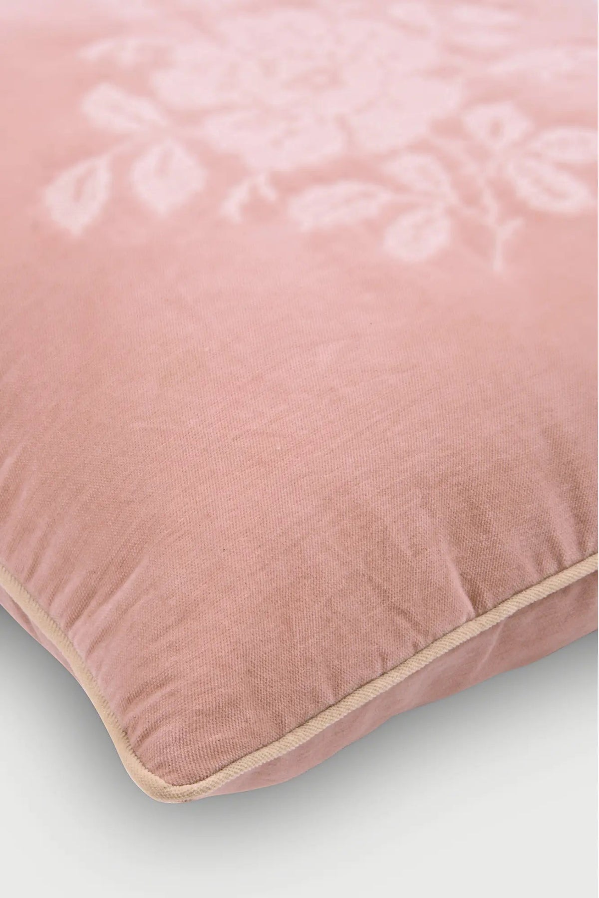 Camellia Rose Cross Stitch Cushion Cover SanctuaryLiving