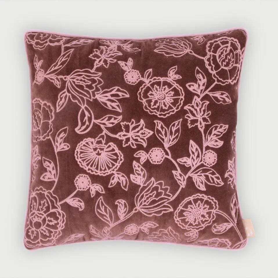Rosabelle Chintz Berry Cushion Cover SanctuaryLiving