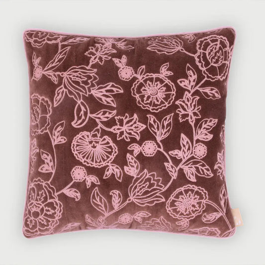 Rosabelle Chintz Berry Cushion Cover SanctuaryLiving