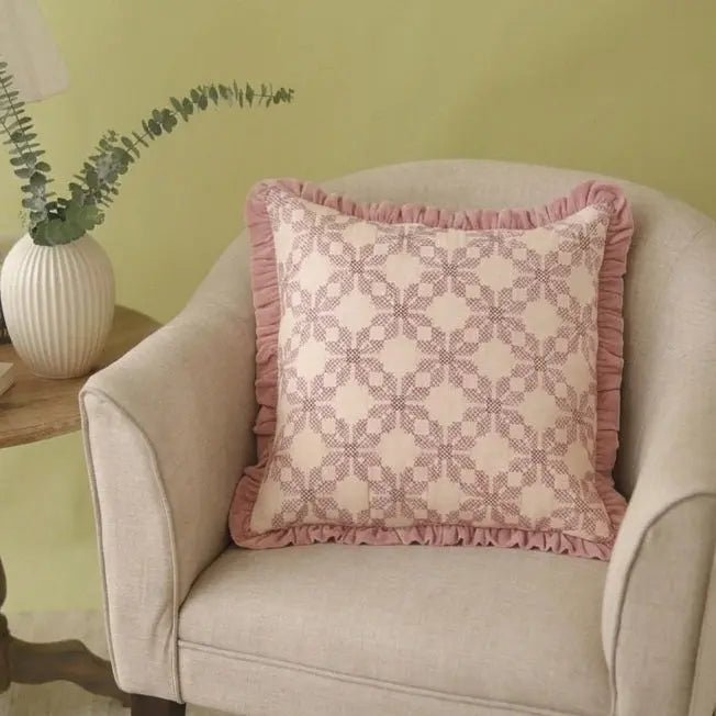 Daisy Baby Pink Cushion Cover SanctuaryLiving