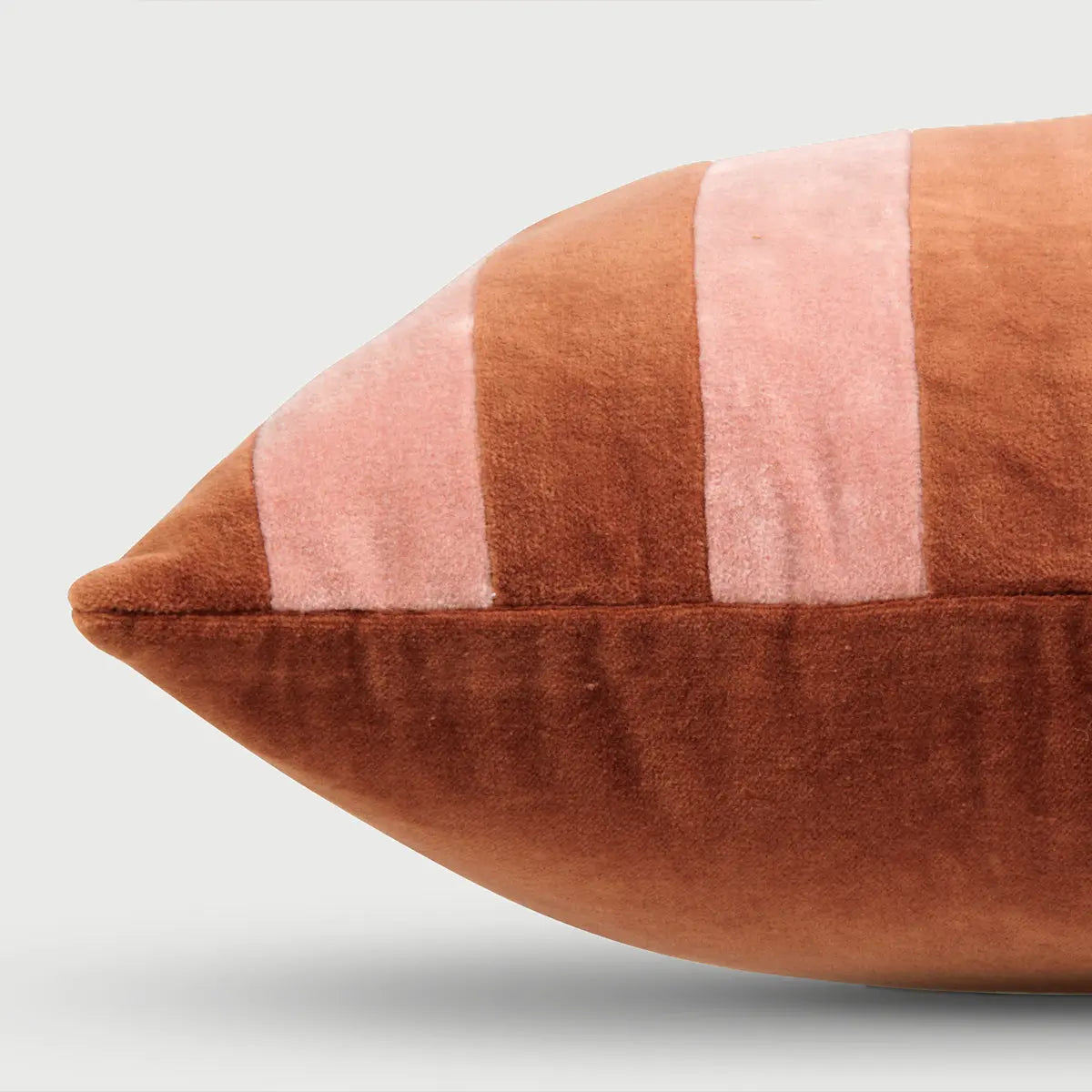 Holly Rhubarb Striped Oblong Cushion Cover SanctuaryLiving
