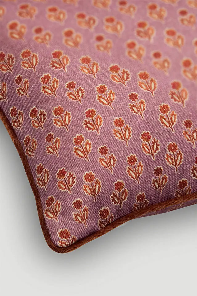 Cushion Cover | Viola Lavender Cotton Cushion Cover by Sanctuary Living