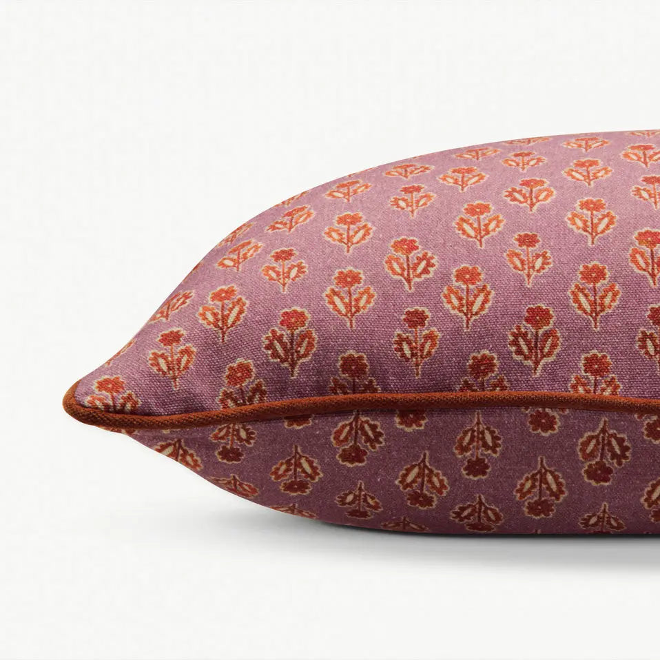 Cushion Cover | Viola Lavender Cotton Cushion Cover by Sanctuary Living