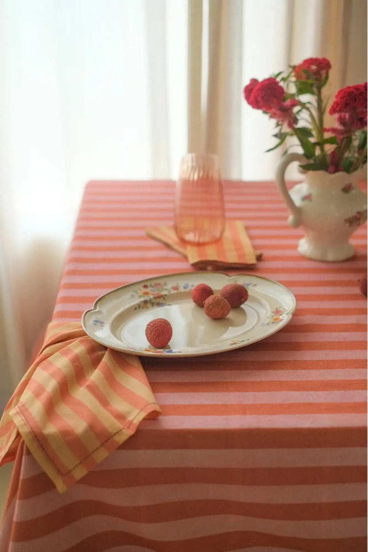 Table Napkin | Linea Amber Cotton Table Napkins-Set of 6 by Sanctuary Living