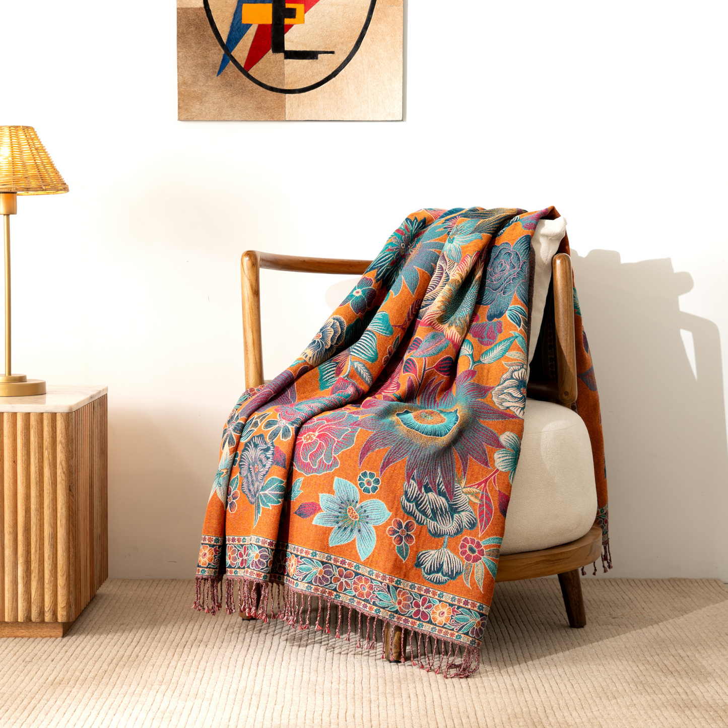 Marigold Garden Throw 125cm x 175cm