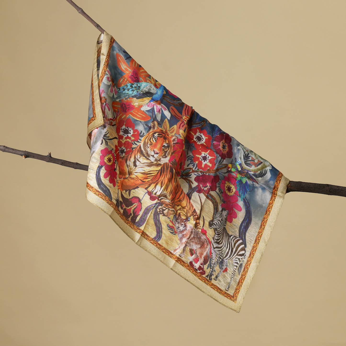 Scarf | Mulberry Silk Vivid Nature