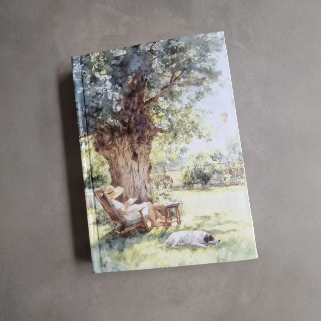 The Lazy Day Musings – A5 Hardbound Notebook (192 Plain Pages)