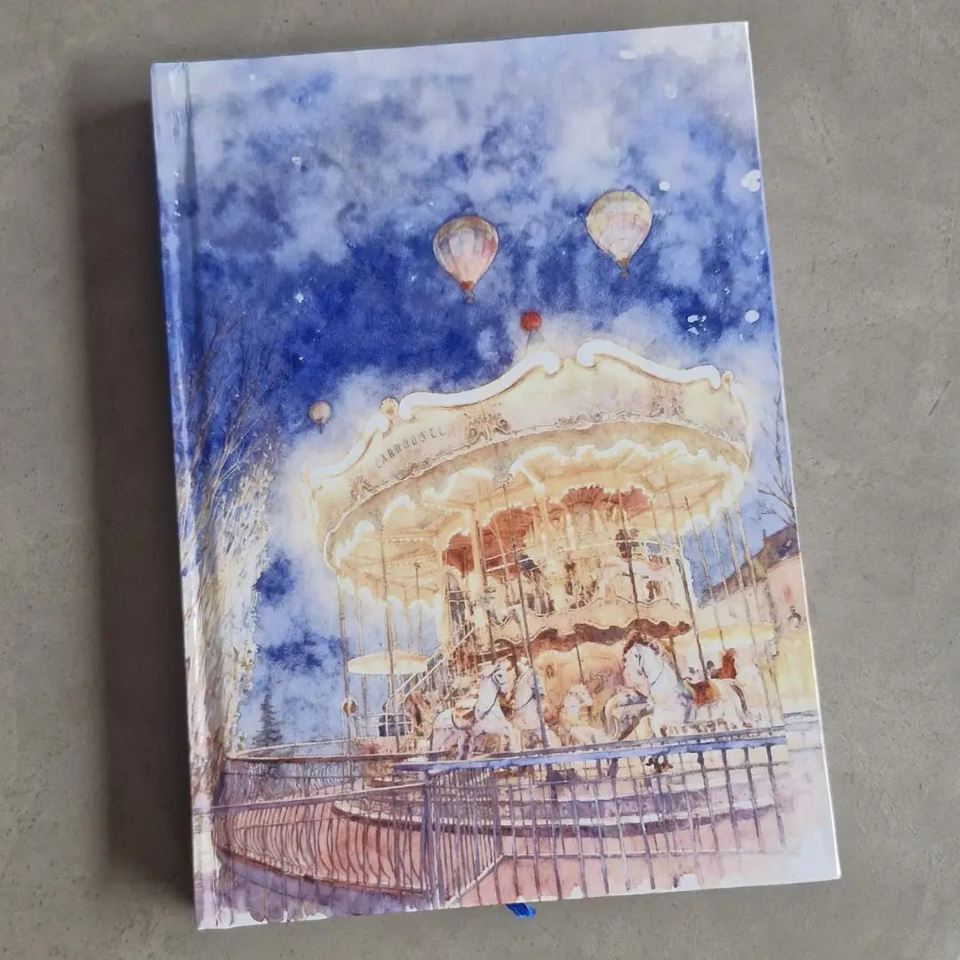 The Night Circus Whisper – A5 Hardbound Notebook (192 Plain Pages)
