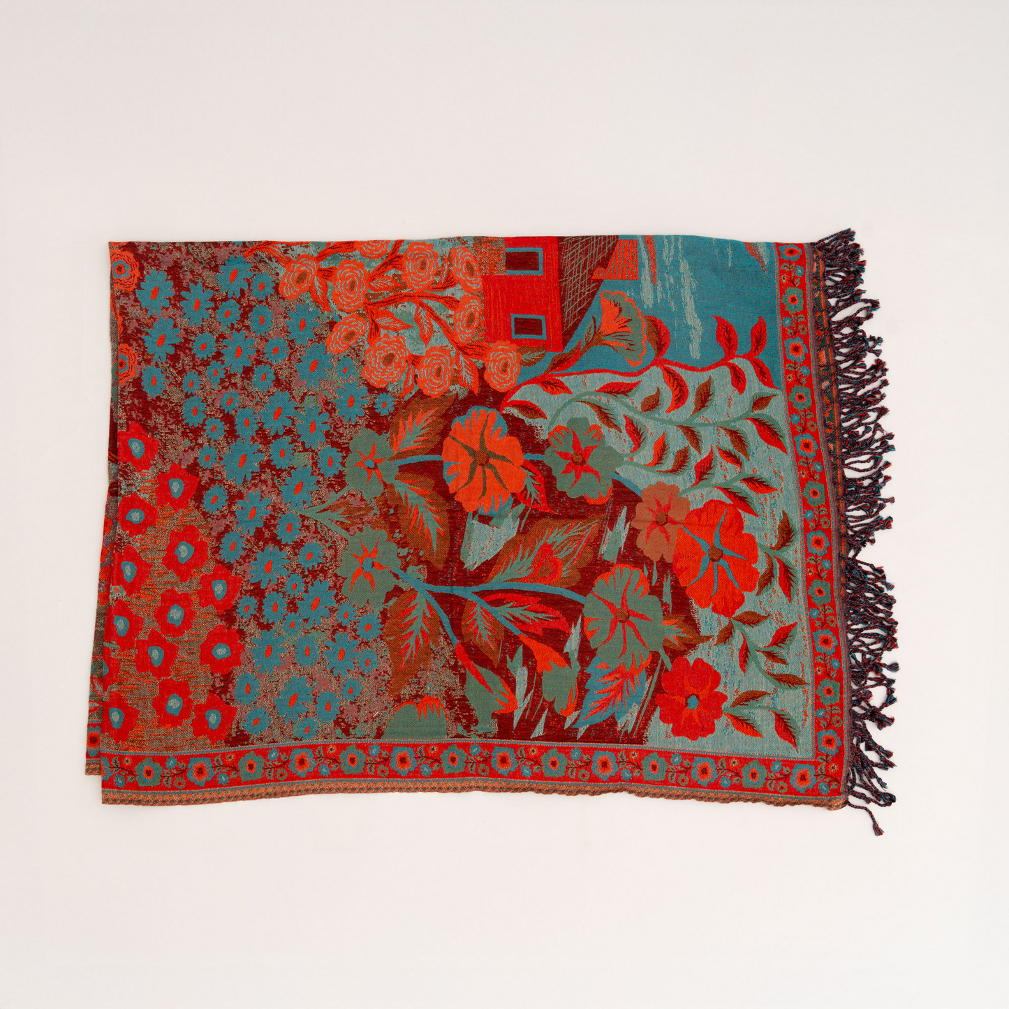 Valley Of Blooms Throw-2 125cm x 175cm
