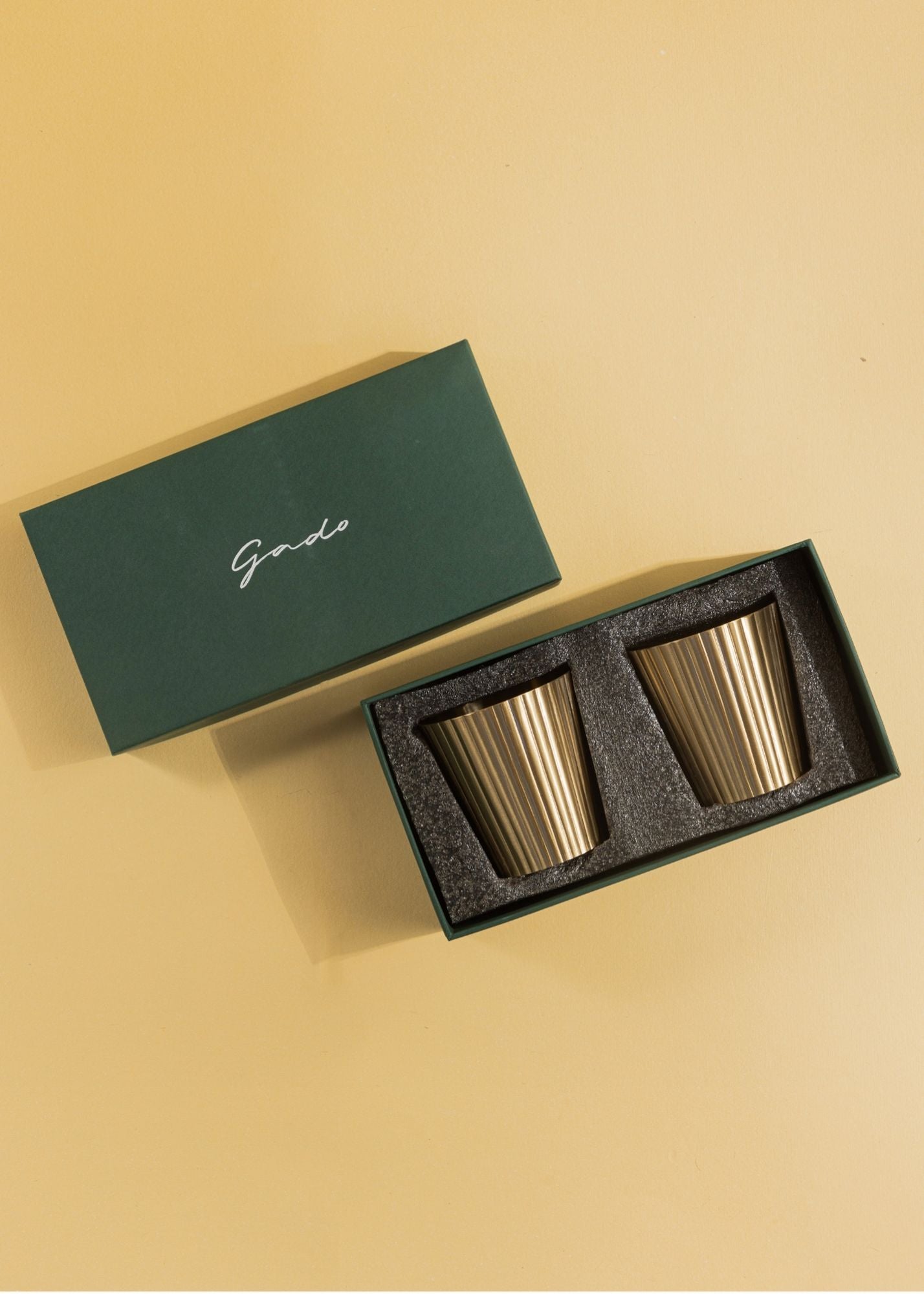 Avisa Brass Tumblers- Set of 2