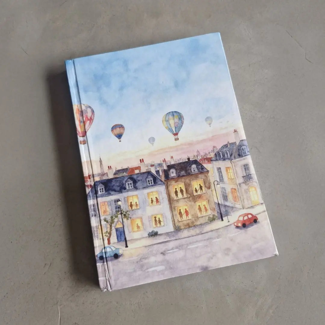 Windows of Wonder – A5 Hardbound Notebook (192 Plain Pages)
