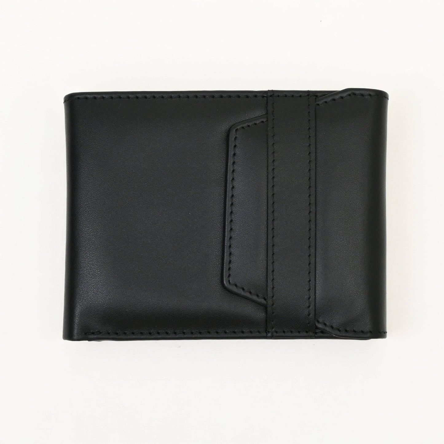 Men’s Slim Black Napa Wallet – Coin Pocket & Card Slots