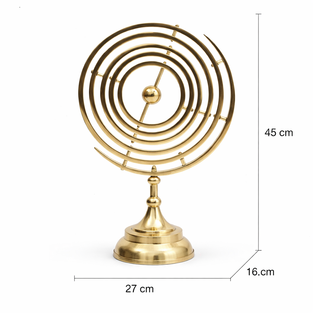 Classic Gold Armillary Sphere Decorative Sculpture
