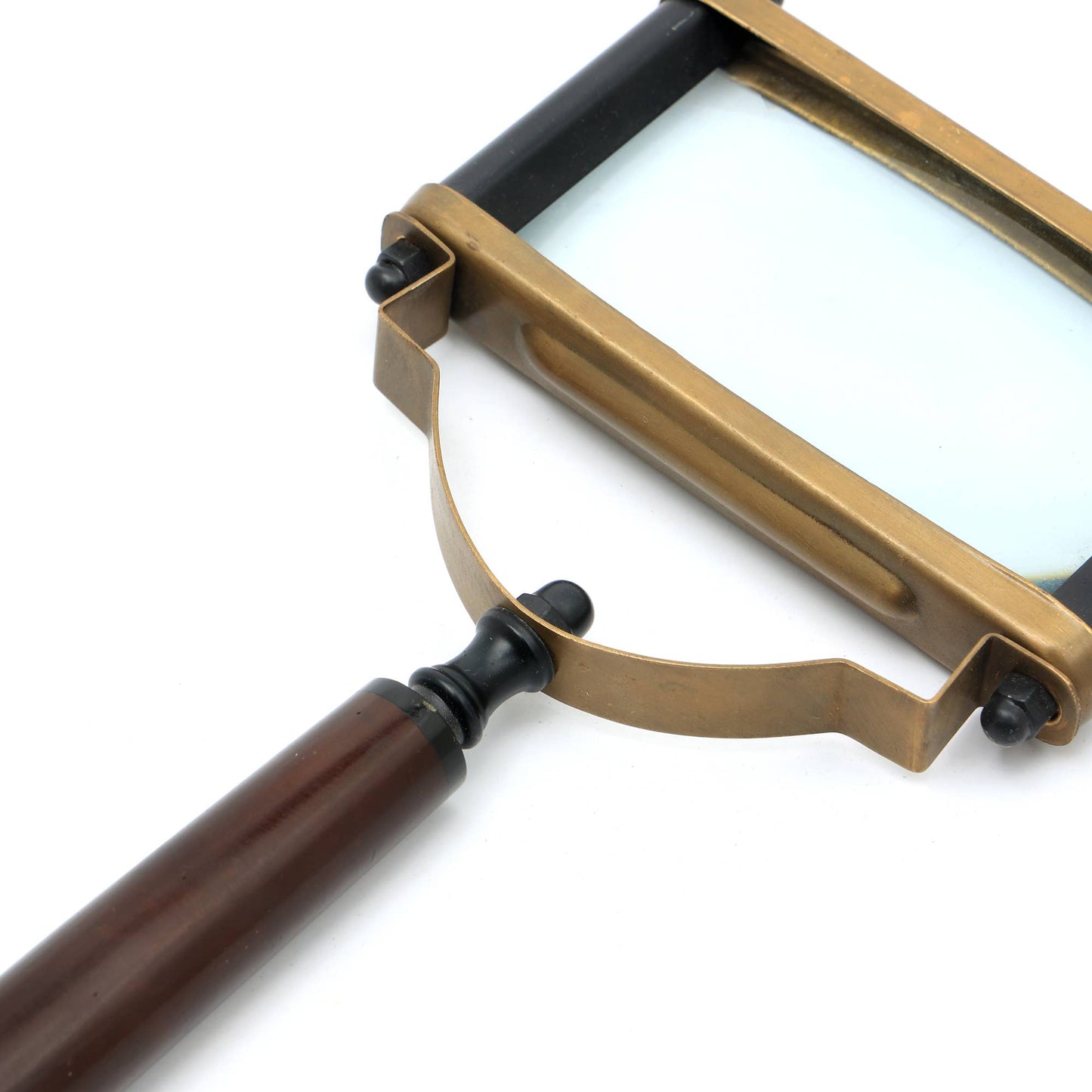 Rectangular Magnifying Glass with Metal Frame | Black| 25 cm