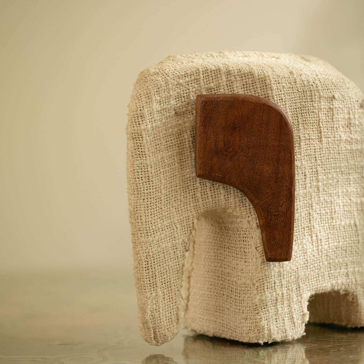 Anarva Large Elephant Sculpture–Eco-Friendly Statement Decor