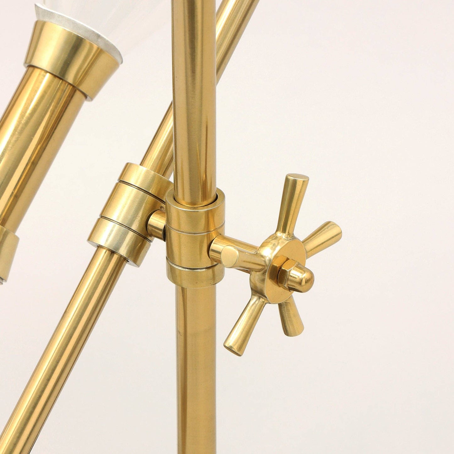 Decorative Sand Timer Table – Gold & Black Base