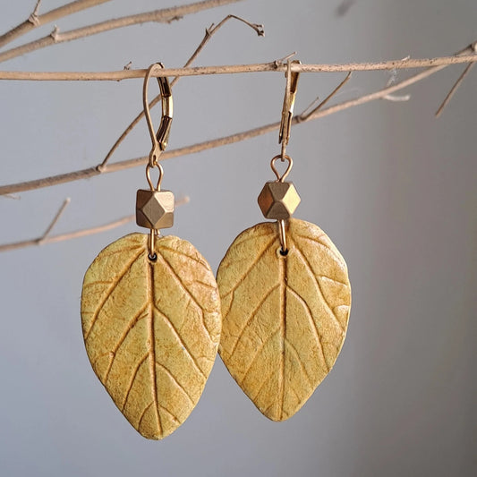 Papier-mache Earring-Mulberry-Dhokhra Leaf Earring