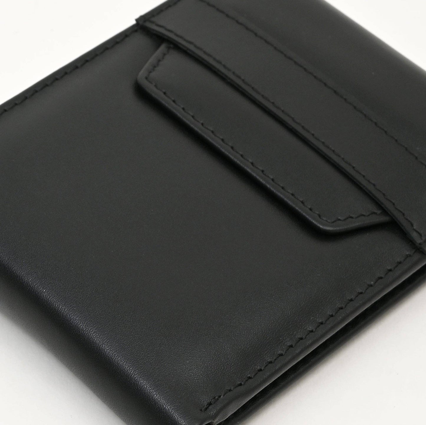Men’s Slim Black Napa Wallet – Coin Pocket & Card Slots