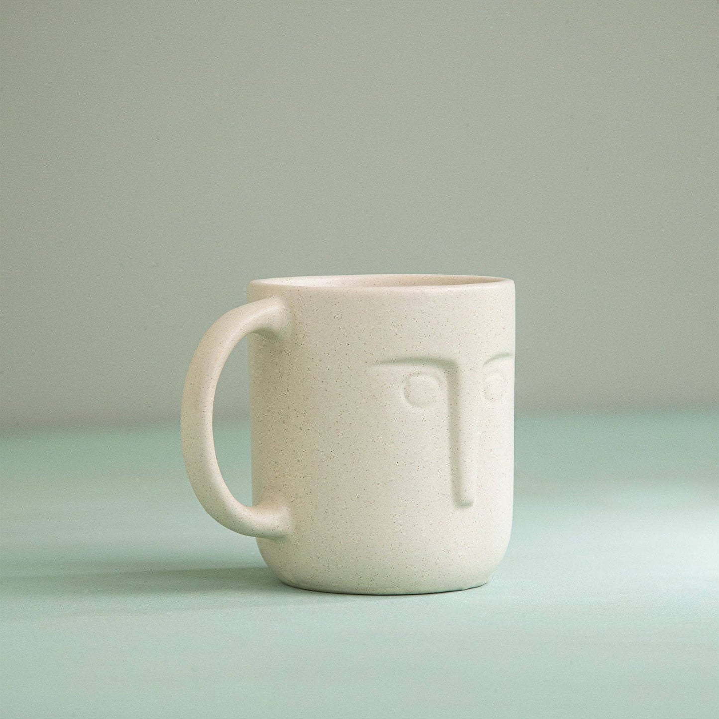 Moai Ceramic Coffee Mug Set of 2