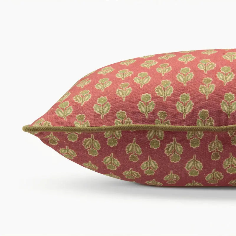Cushion Cover | Viola Carmine Cotton Cushion Cover by Sanctuary Living
