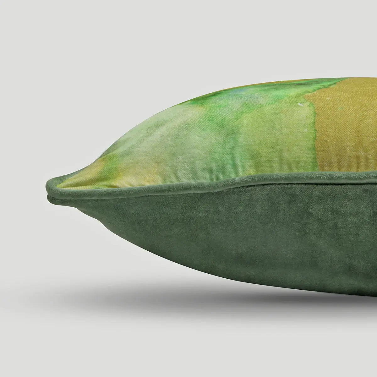 Bloom Olive Velvet Cushion Cover SanctuaryLiving